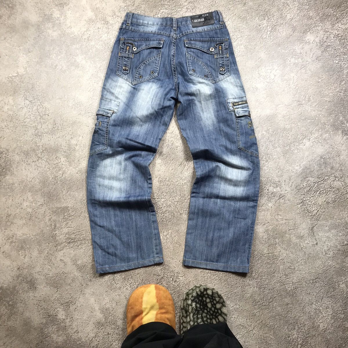 If Six Was Nine vintage y2k denim japan jeans distressed flared 90s Size 27" / US 4 / IT 40 - 6 Thumbnail