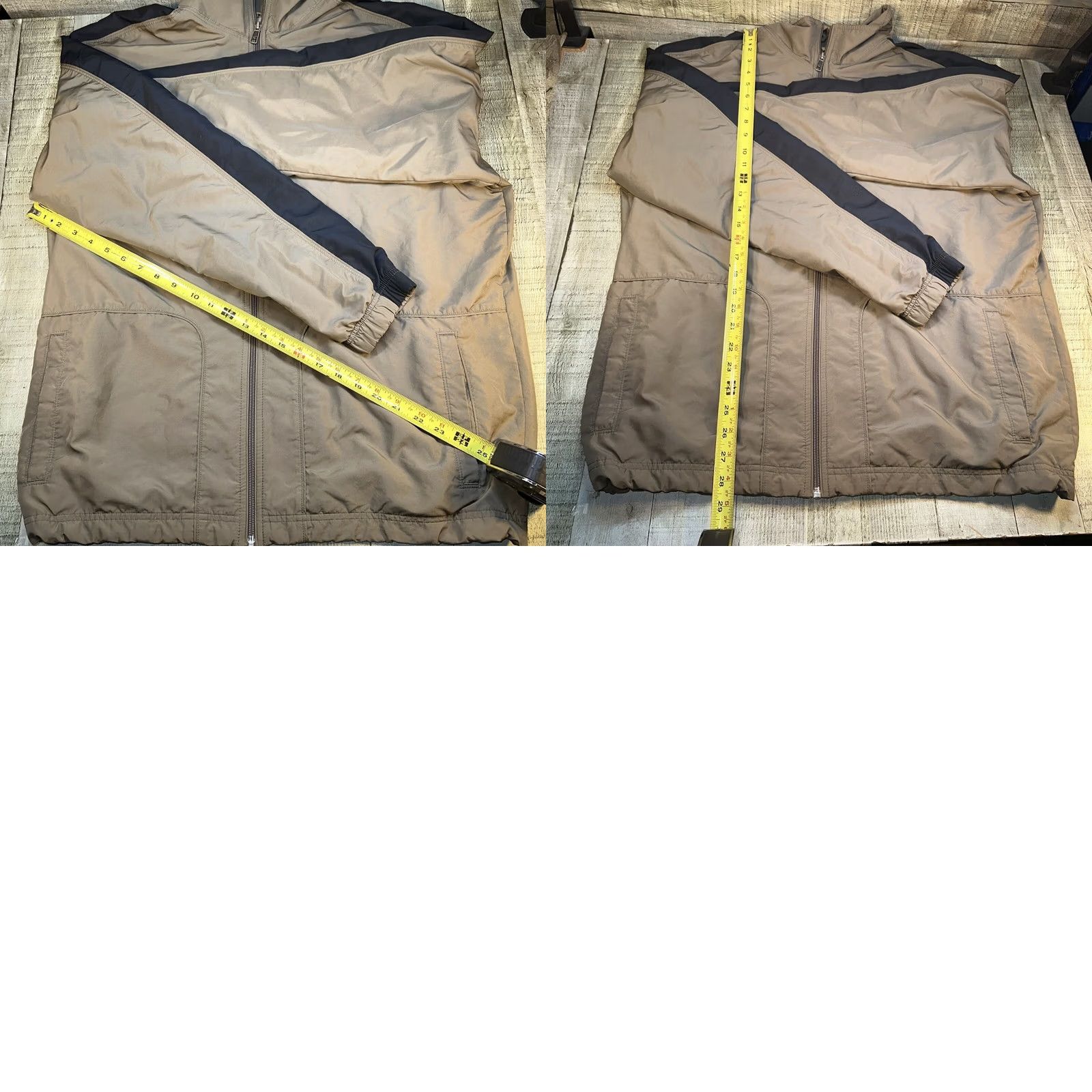 Nike VINTAGE Nike Windbreaker Jacket 90s XL Men Brown Windbreaker Lined Jacket Size US XL / EU 56 / 4 - 8 Thumbnail