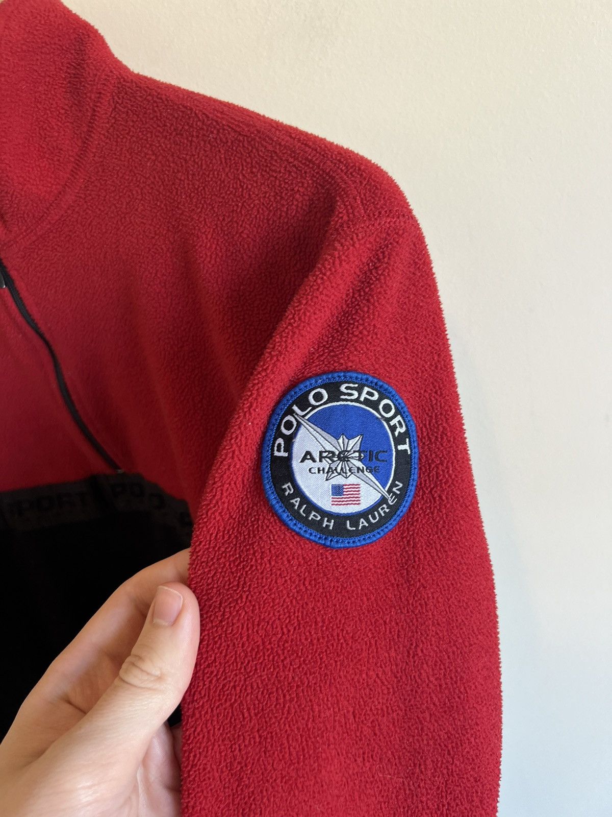 Polo Ralph Lauren × Ralph Lauren × Ralph Lauren Sport RARE Polo Sport Arctic Challenge Cookie Logo Fleece 1/4 Zip Size US S / EU 44-46 / 1 - 2 Thumbnail