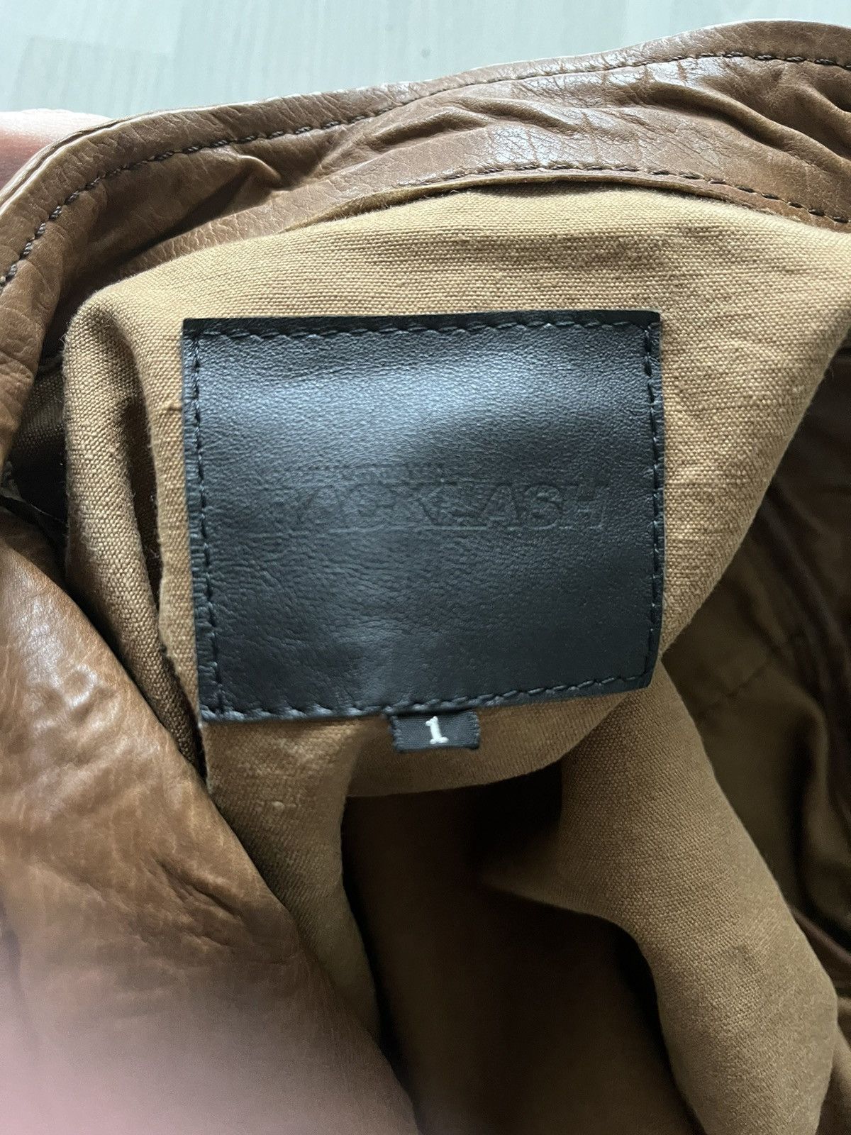 Isamu Katayama Backlash Isamu Katayama Backlash AW09 Cotton Leather Moto Jacket Size US S / EU 44-46 / 1 - 8 Thumbnail