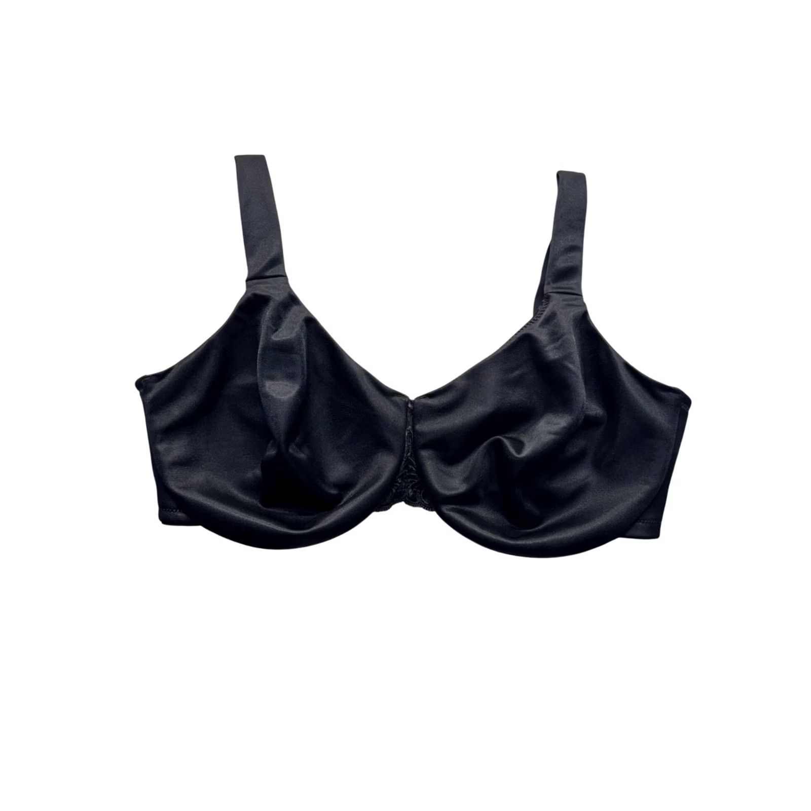 Vintage Soma Minimizer Bra 40DDD Black Underwire Adjustable Straps Lace style Women Size ONE SIZE - 2 Thumbnail