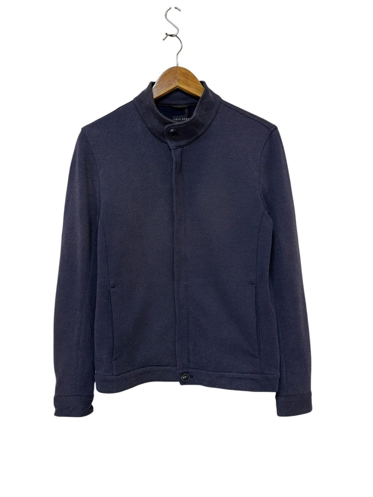 Japanese Brand Vintage Tete Homme Women Jacket Size M / US 6-8 / IT 42-44 - 4 Thumbnail