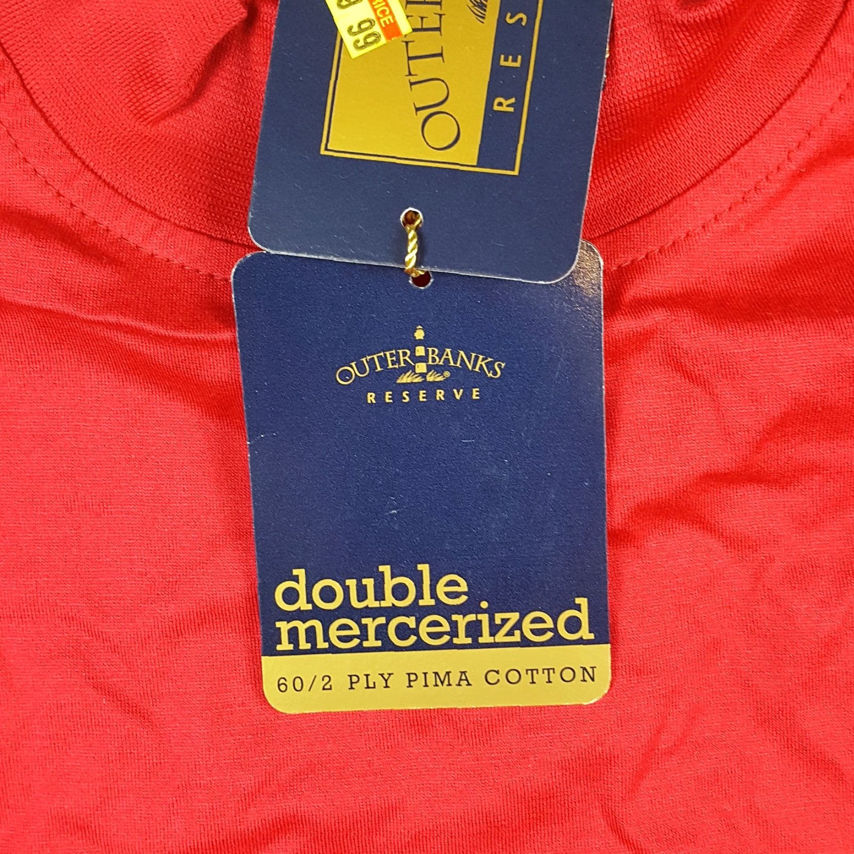 Vintage Vintage Outer Banks Men’s Golf T-Shirt S Red Preppy 90s Y2K Retro Athletic Mercerized Cotton Size US S / EU 44-46 / 1 - 7 Thumbnail