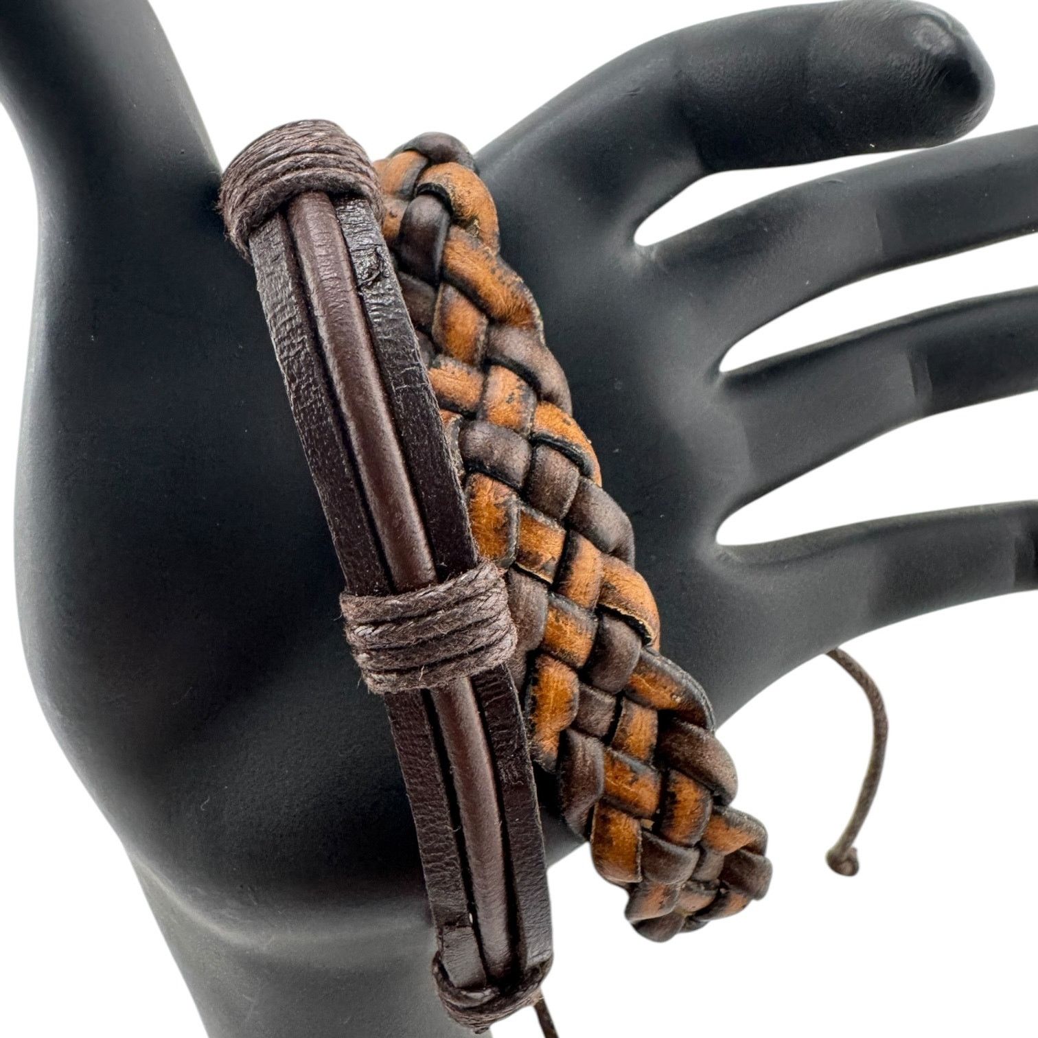Other Rebel Duo: Leather Cuffs for Rule-Breakers & Wanderers Size ONE SIZE - 1 Thumbnail