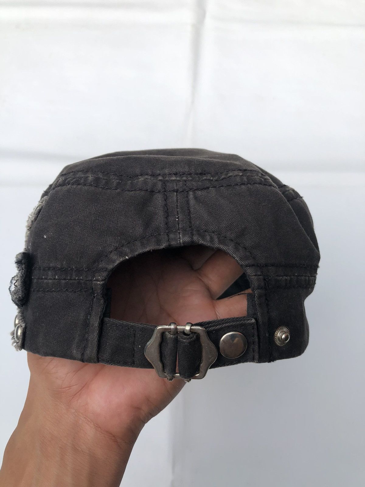 Beauty Beast × Hysteric Glamour × Japanese Brand DISTRESSED STUDDED ZIPPER GOTHIC JAPANESE CAP Size ONE SIZE - 8 Thumbnail