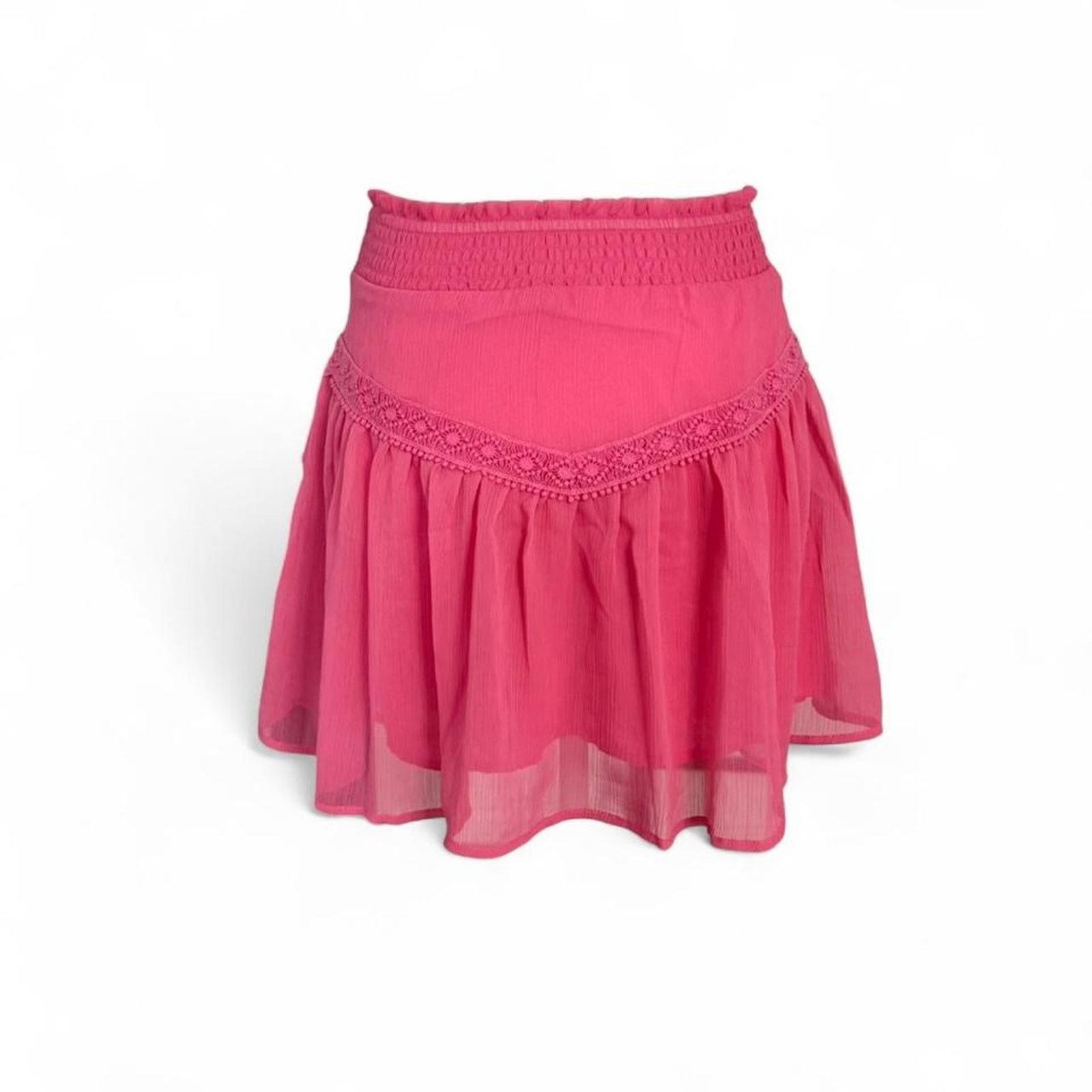 Other Miami Pink Flowly Layered Mini Skirt Women's size small Size 27" / US 4 / IT 40 - 2 Thumbnail