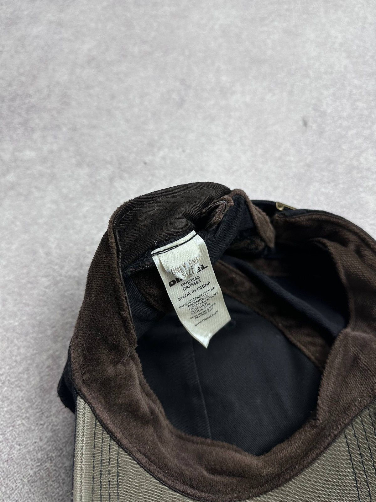 Diesel Vintage Diesel Archival Grunge Cap Y2K Rare Os Size ONE SIZE - 6 Thumbnail