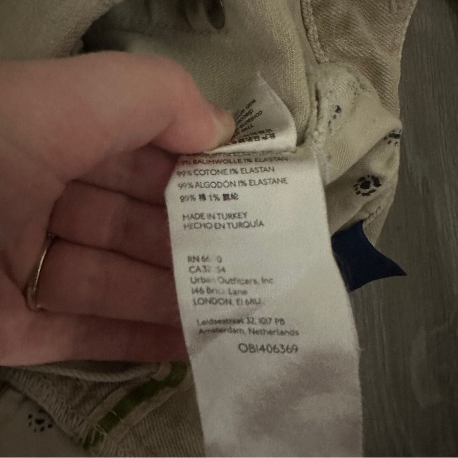 Anthropologie Anthropologie Pilcro Cream Vintage Straight Raw Hem Jeans Size 32" / US 10 / IT 46 - 8 Thumbnail