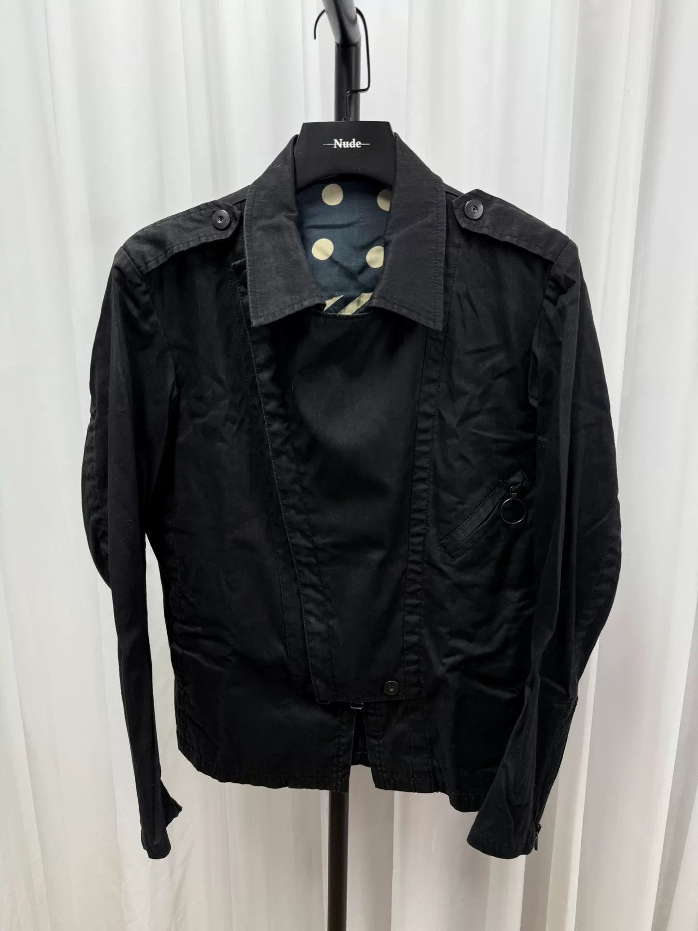 Yohji Yamamoto Y's for Men Deconstructed Ramie Cotton Jacket Size US S / EU 44-46 / 1 - 1 Thumbnail