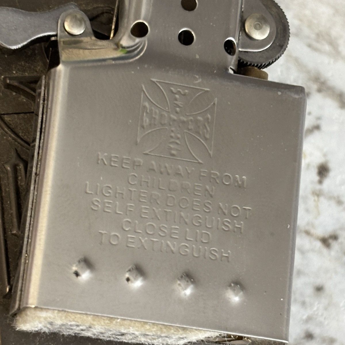 West Coast Choppers Vintage West Coast Choppers 2006 Snake Logo Zippo Rare Y2K Size ONE SIZE - 8 Thumbnail