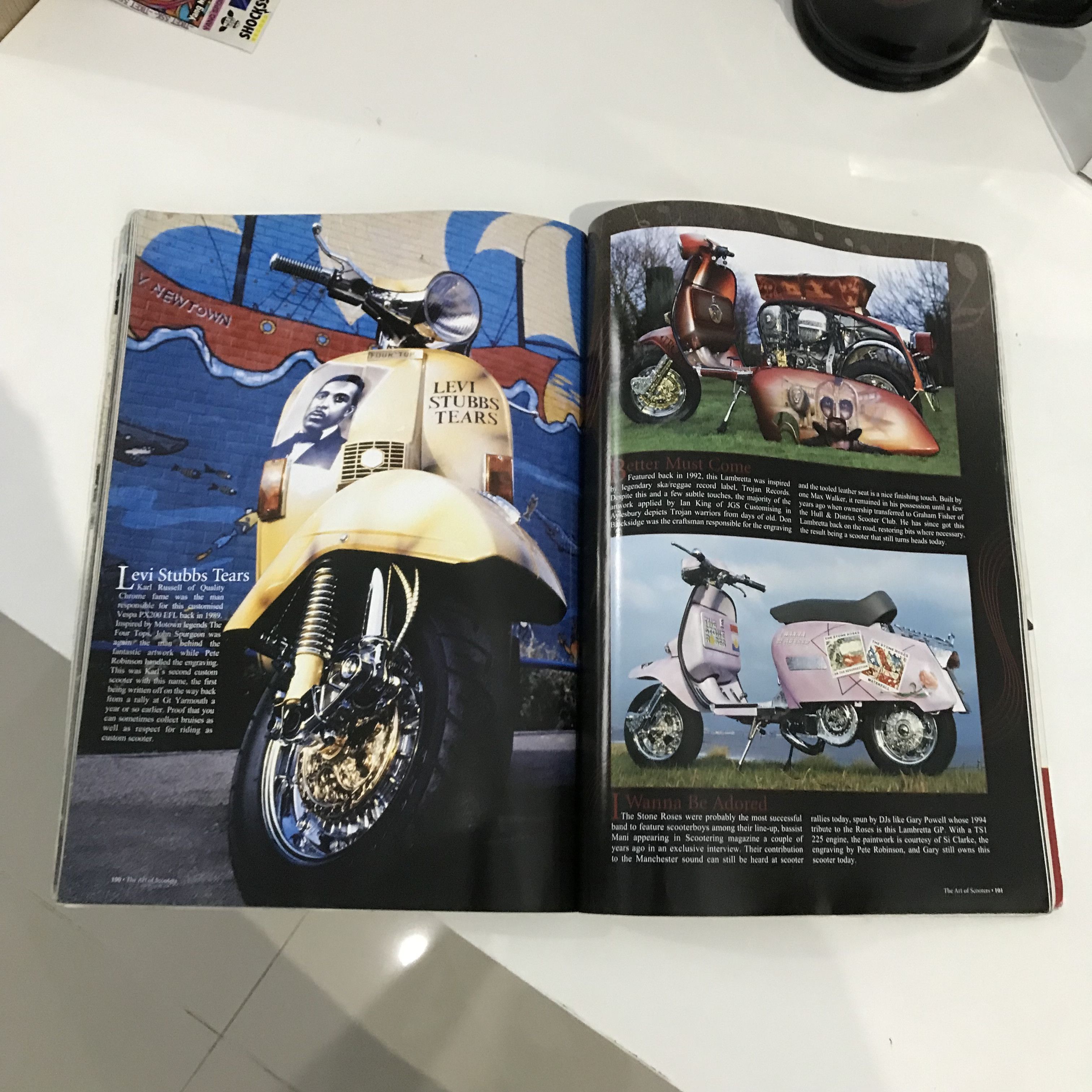 POP MAGAZINE Scootering magazine The Scootervespa lambretta Book magazine Size ONE SIZE - 9 Thumbnail