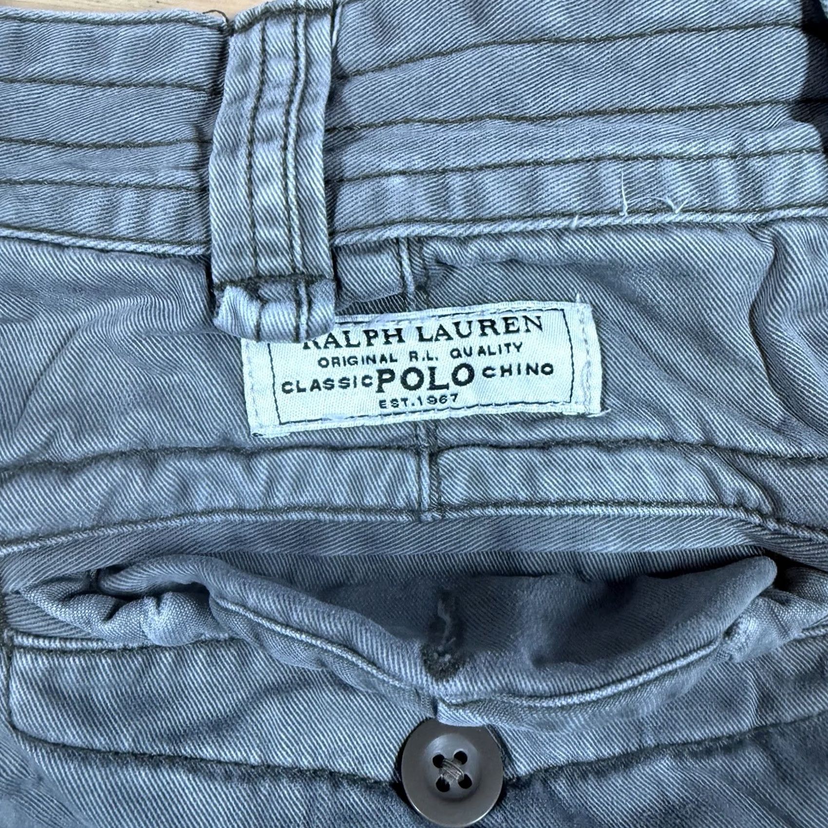 Polo Ralph Lauren VINTAGE Polo Ralph Lauren Cargo Shorts Men 32 Beige 90s Baggy Chino Military T2K Size US XS / EU 42 / 0 - 5 Thumbnail