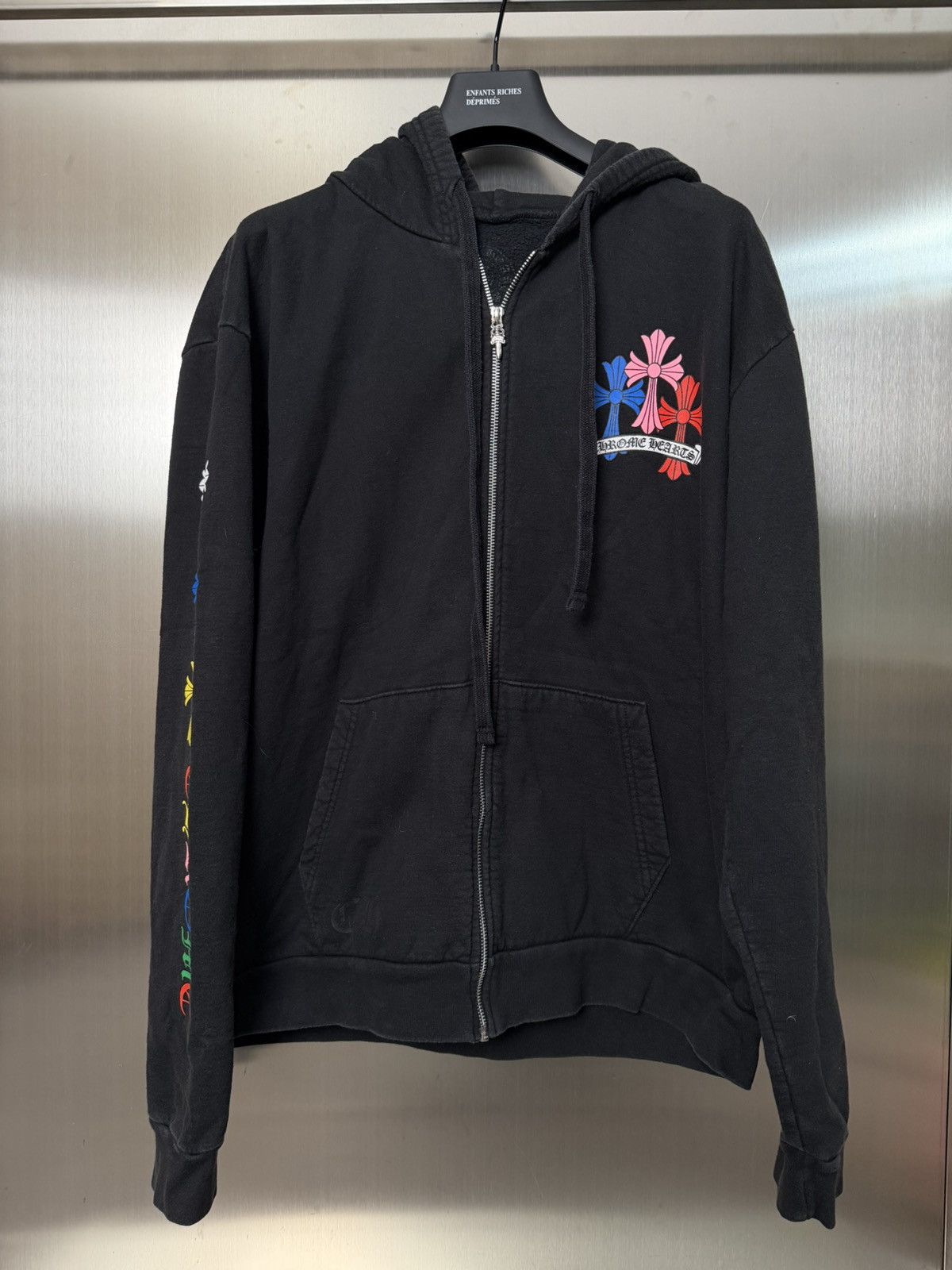 Chrome Hearts Chrome Hearts multicolor cross patches zip up hoodie Size US L / EU 52-54 / 3 - 1 Thumbnail