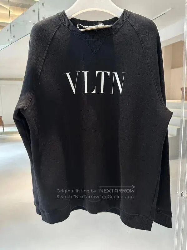 Valentino Valentino Black Cotton Women's Sweatshirt . Size M / US 6-8 / IT 42-44 - 2 Thumbnail
