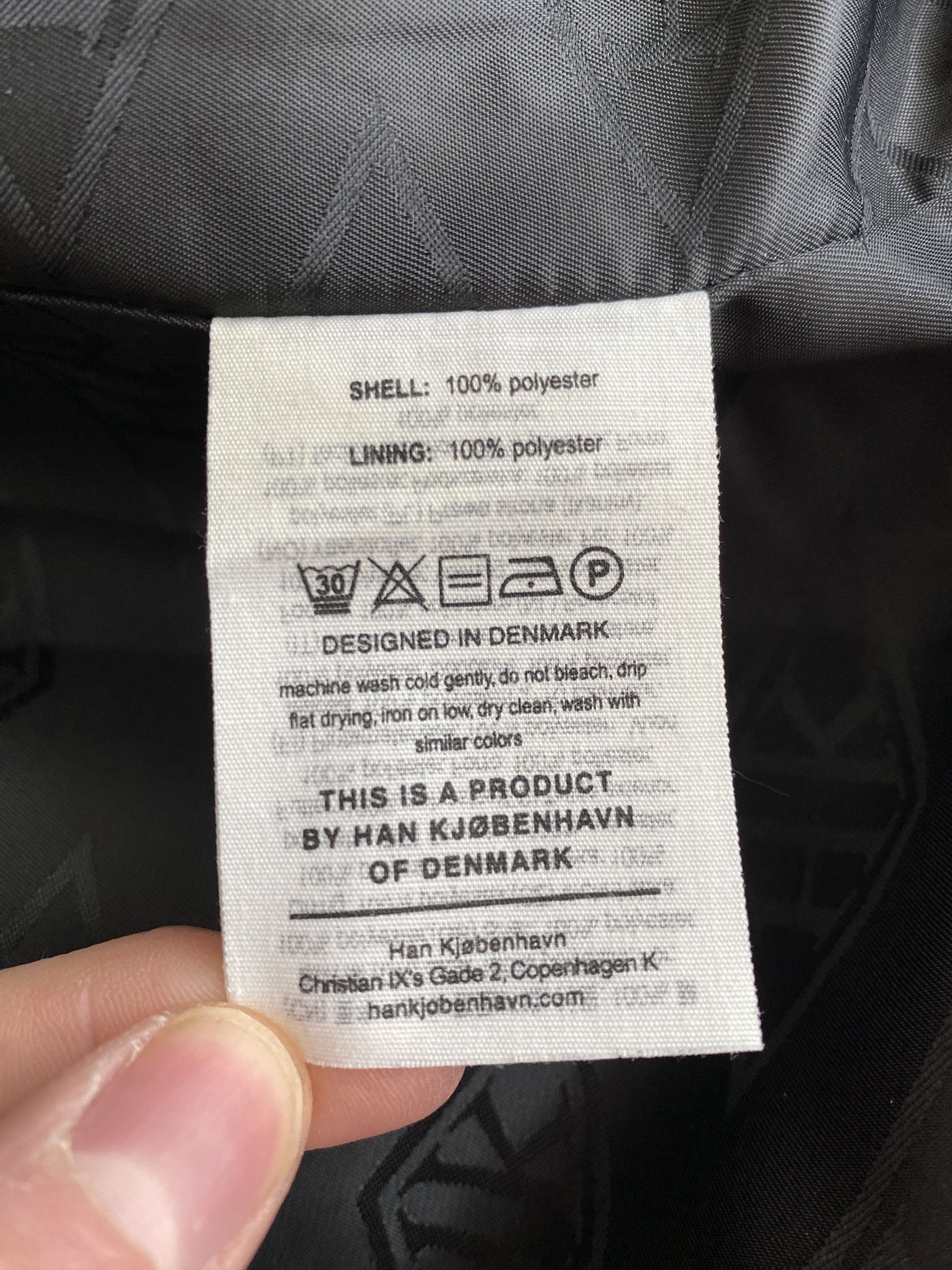 Han Kjobenhavn $810 - Zip Boxy Jacket - Black/Grey Check Size US L / EU 52-54 / 3 - 16 Thumbnail