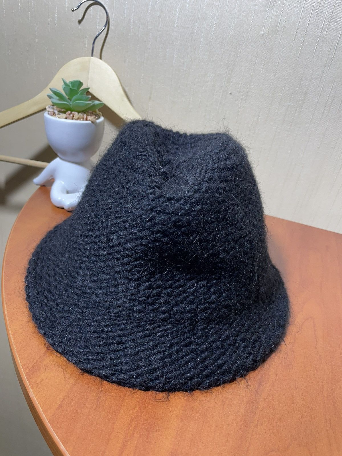 Issey Miyake × Japanese Brand × Vintage Issey Miyake Japanese wool hat vintage Size ONE SIZE - 3 Thumbnail