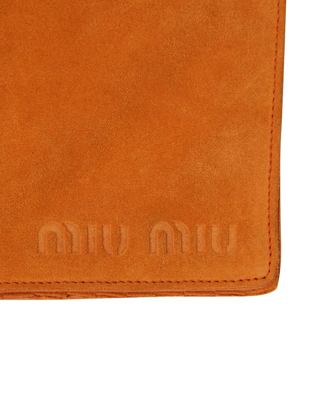 Miu Miu Miu Miu S/S1999 Orange Suede Bag Size ONE SIZE - 4 Thumbnail