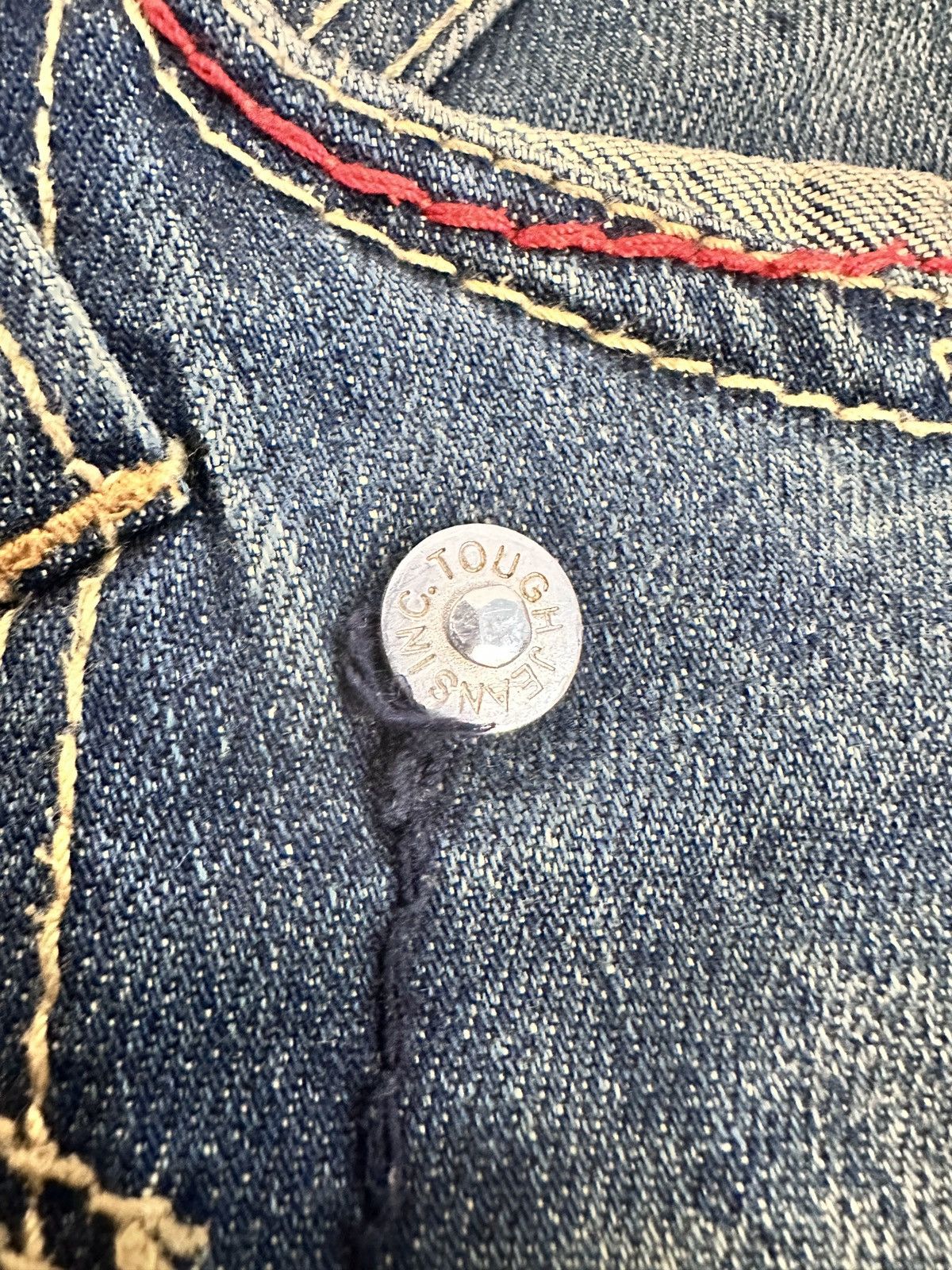 Other TOUGH Jeansmith Denim Pants Y2K Grunge Cyberpunk Techwear Size US 36 / EU 52 - 9 Thumbnail
