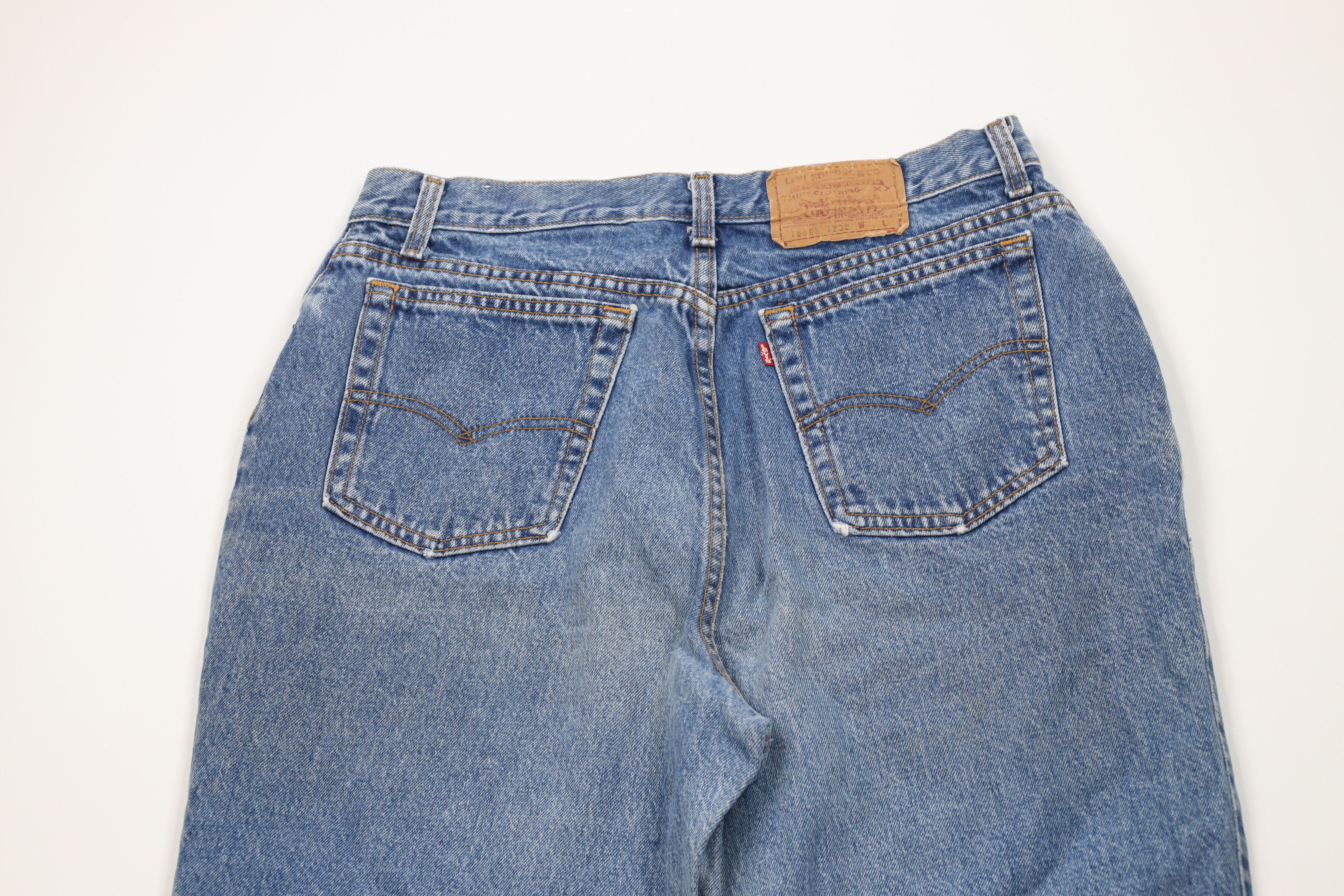 Levi's Vintage 80s Levis High Waist Relaxed Tapered Leg Jeans USA Size 32" / US 10 / IT 46 - 12 Thumbnail