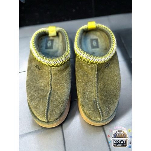 Ugg UGG TAZZ WOMEN / Unisex SLIPPERS SUEDE BURNT OLIVE US 8 /UK Size US 8 / IT 38 - 1 Thumbnail