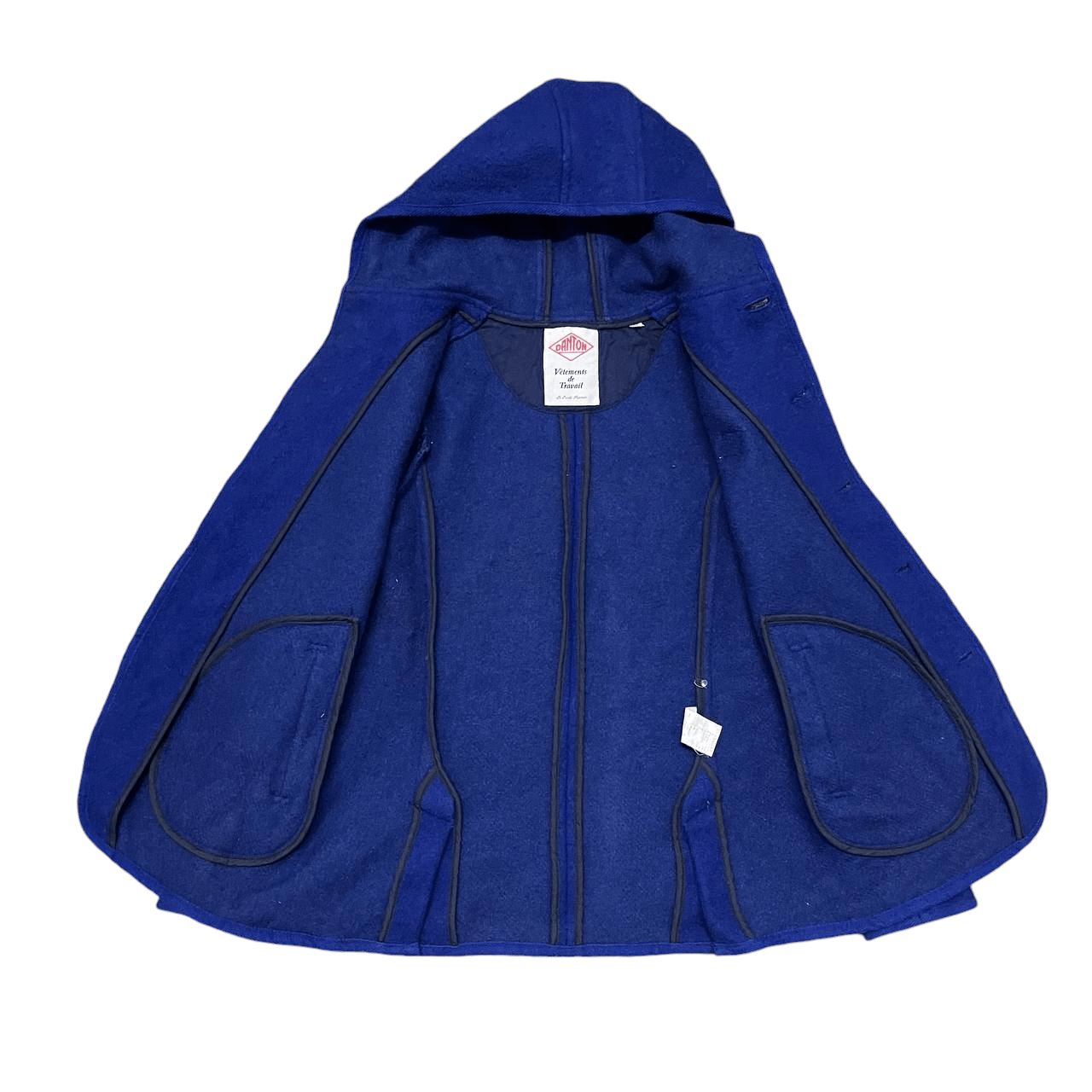 Danton Vintage Danton Vetements de Travail Wool Hooded Coat Size US XS / EU 42 / 0 - 5 Thumbnail