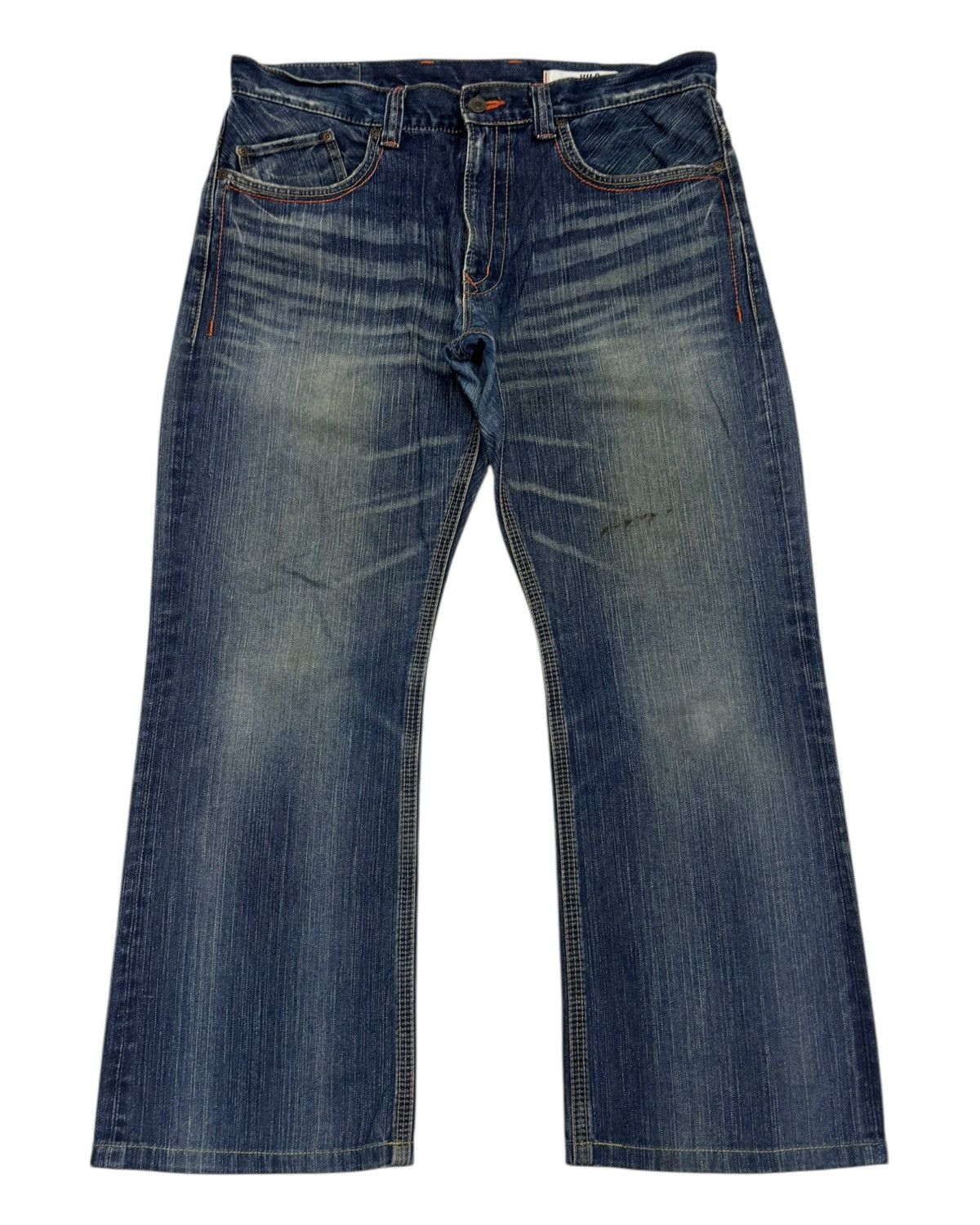 Le Grande Bleu (L.G.B.) 🔥EDWIN XV-S BUCKLE BACK OVERSIZED DENIM BAGGY JEANS Size US 38 / EU 54 - 1 Thumbnail