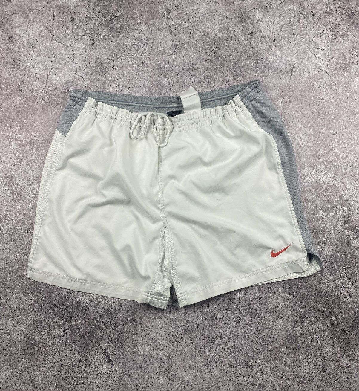 Nike × Vintage Vintage Nike 00’s Y2K Tn DRILL baggy shorts Size US 34 / EU 50 - 1 Thumbnail