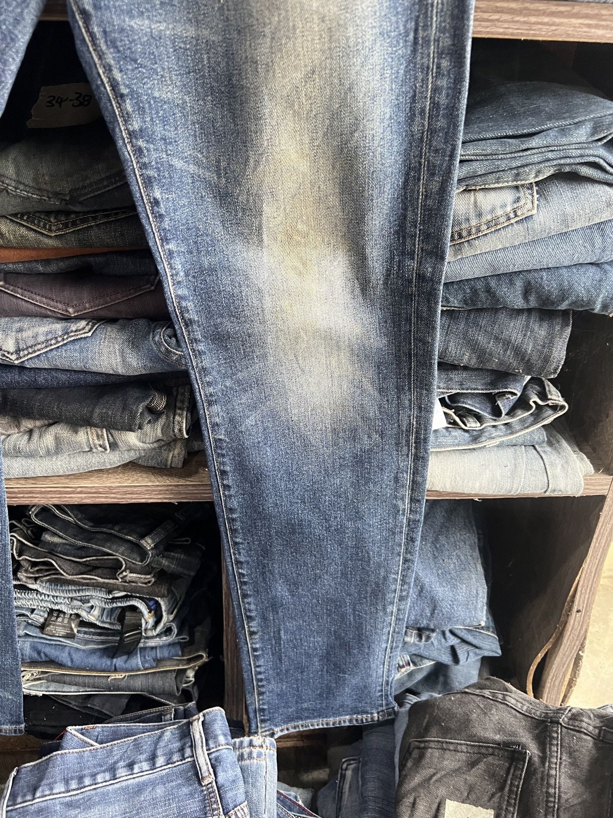 Japanese Brand 🔥Back Number Distressed Denim Size US 34 / EU 50 - 8 Thumbnail