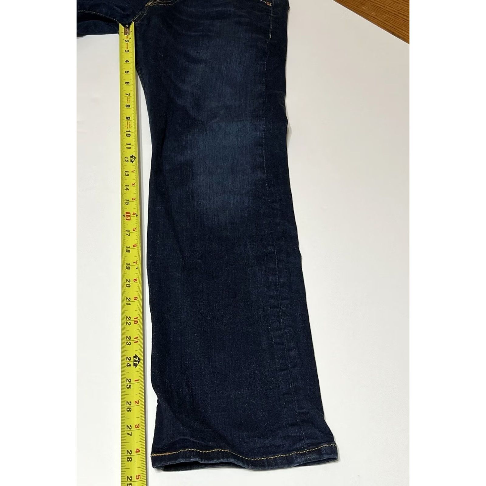 Levi's Levi's 501 Jeans Mens 30x30 30x29 Blue Denim Button Fly Straight Leg Regular Rise 80s 90s Music USA USA Leather patch? Size US 30 / EU 46 - 5 Thumbnail