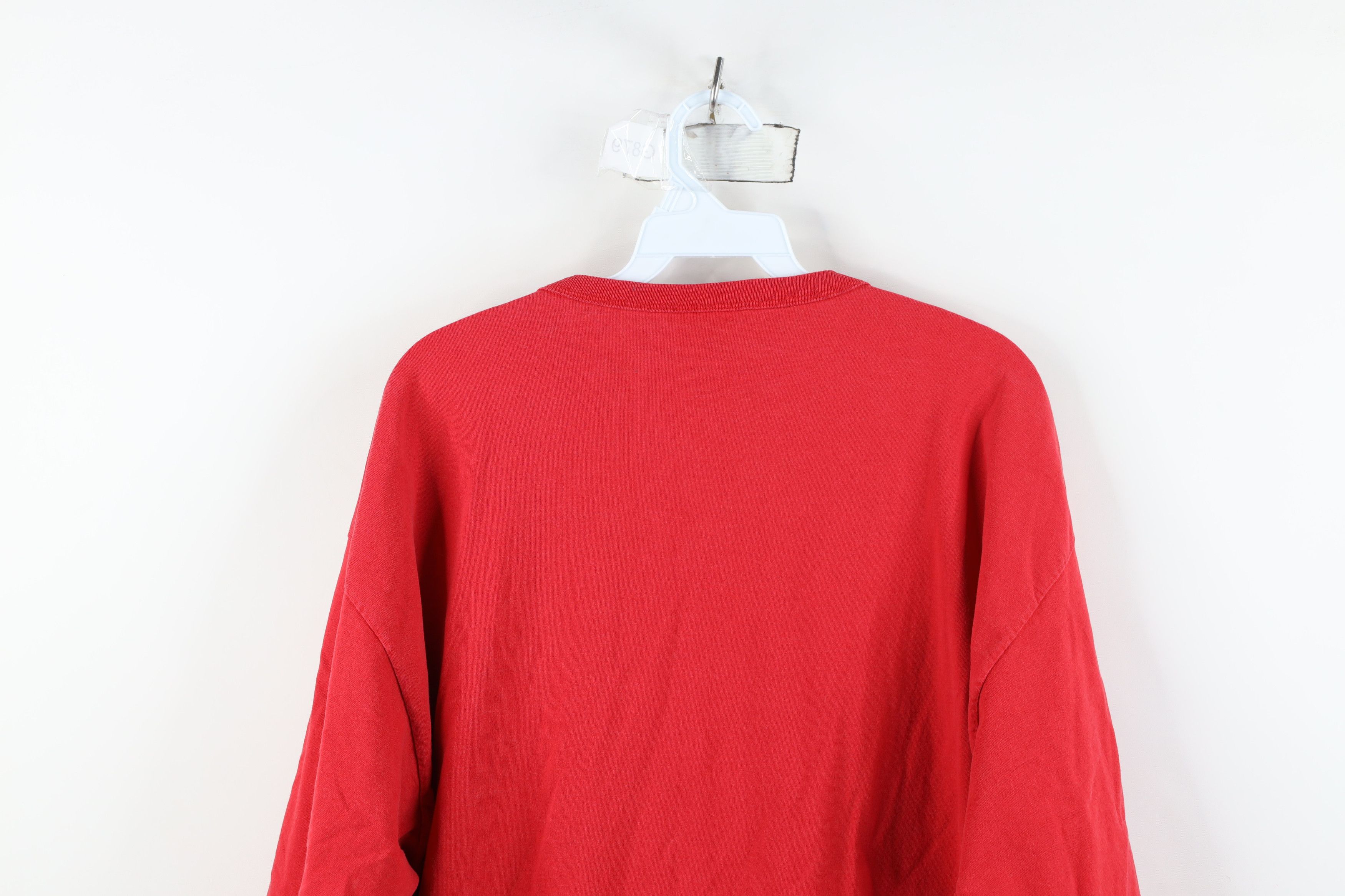 Vintage Vintage 90s Spell Detroit Red Wings Hockey T-Shirt Cotton Size US XL / EU 56 / 4 - 14 Thumbnail