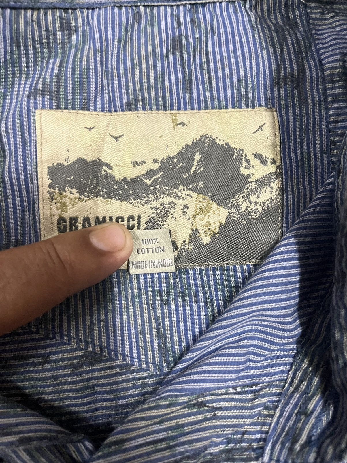 Gramicci Gramicci casual shirts light blue Size US XXL / EU 58 / 5 - 12 Thumbnail