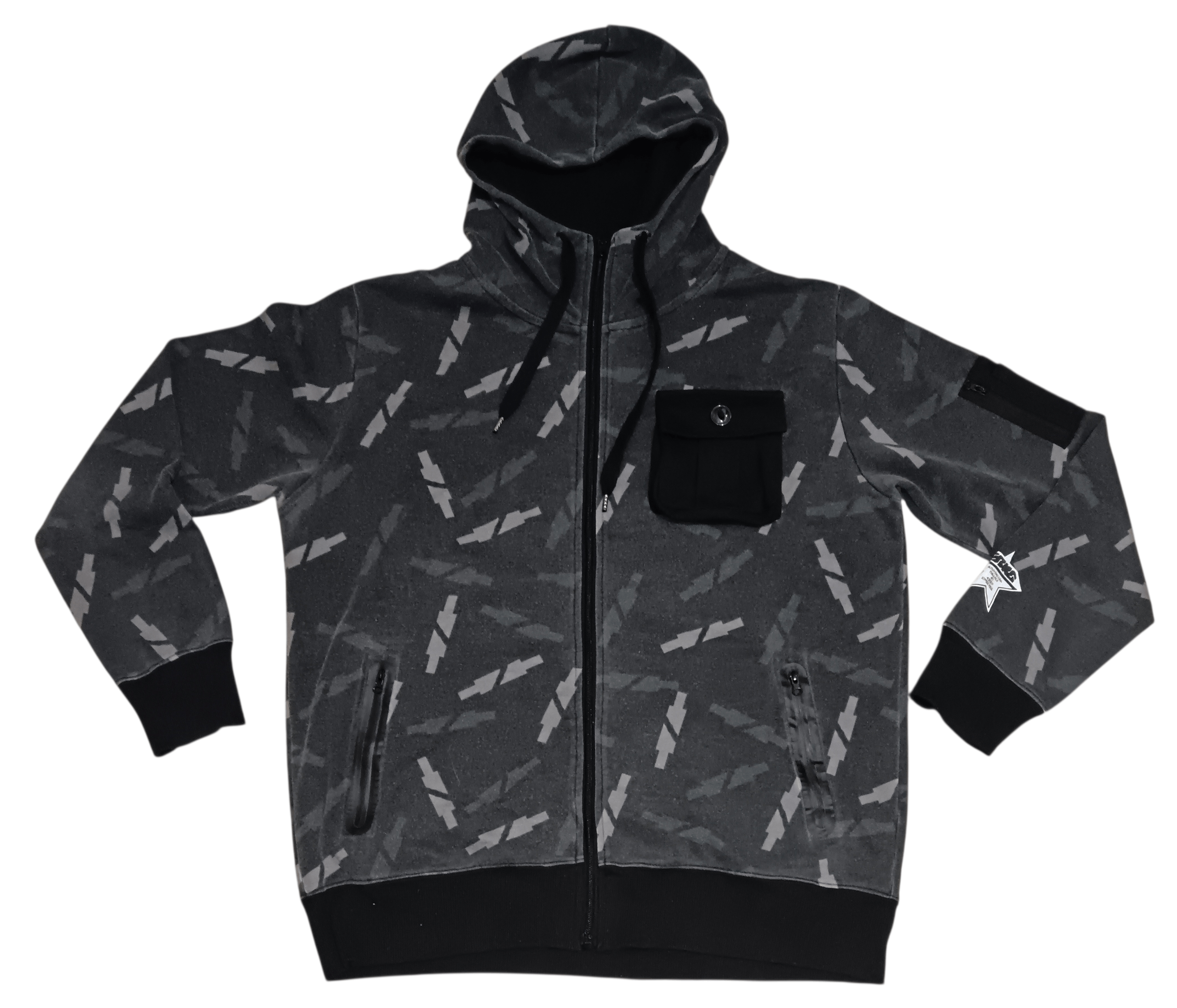 Japanese Brand ARKS SEGA PHANTASY MILITARY FULL PRINT HOODIE Size US M / EU 48-50 / 2 - 1 Thumbnail