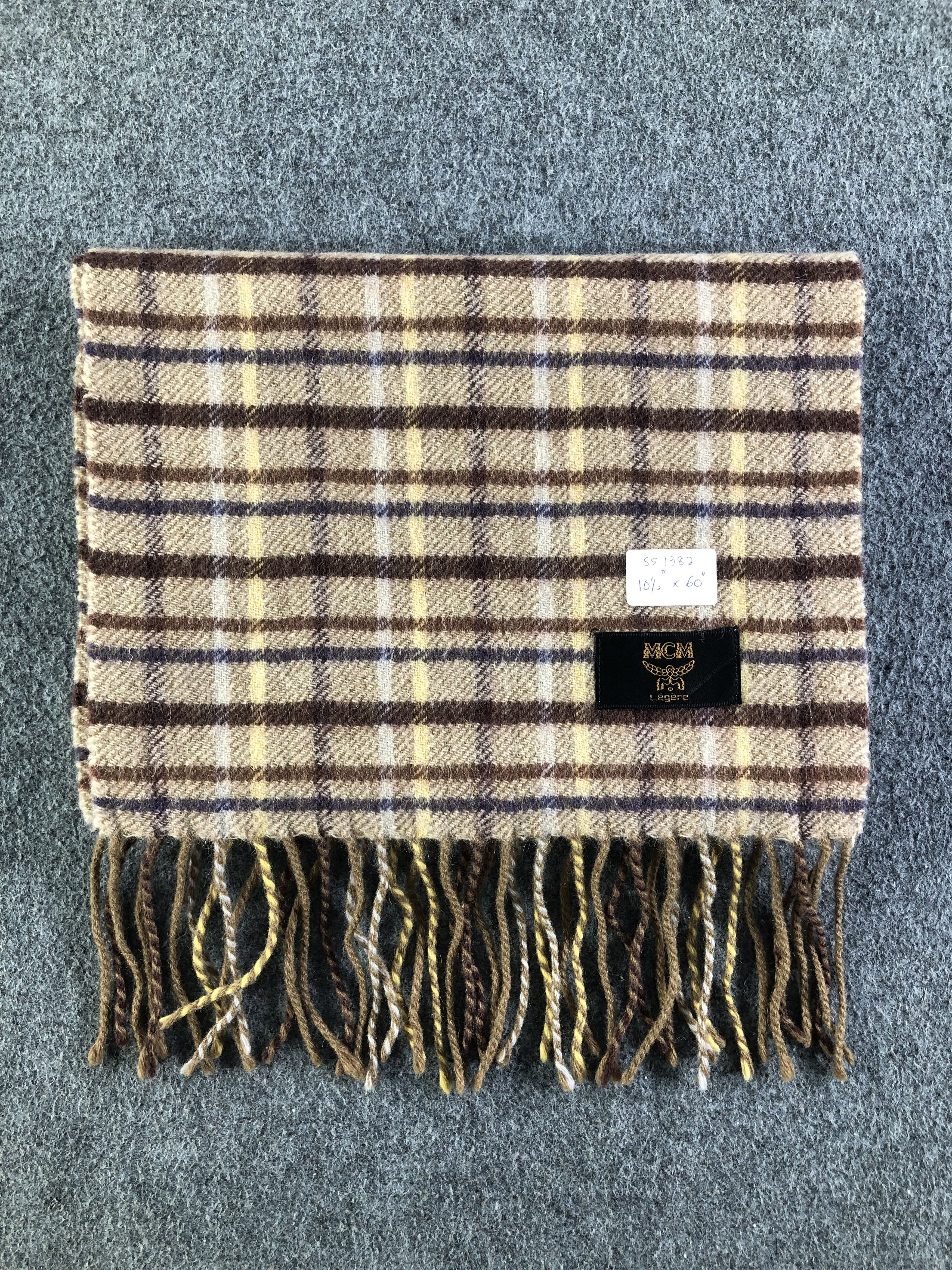 MCM MCM Wool Scarf / Muffler / Neckwear SS1382 Size ONE SIZE - 6 Thumbnail