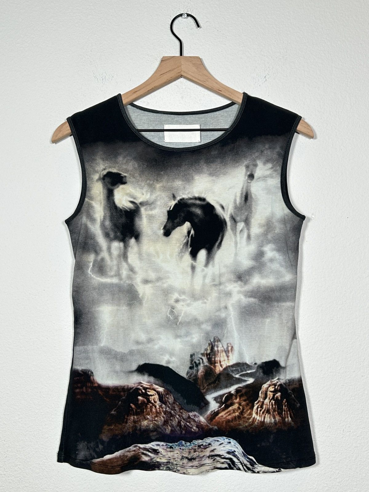 Maison Margiela SS08 Runway Wild Horses Tank Top Size US M / EU 48-50 / 2 - 1 Thumbnail