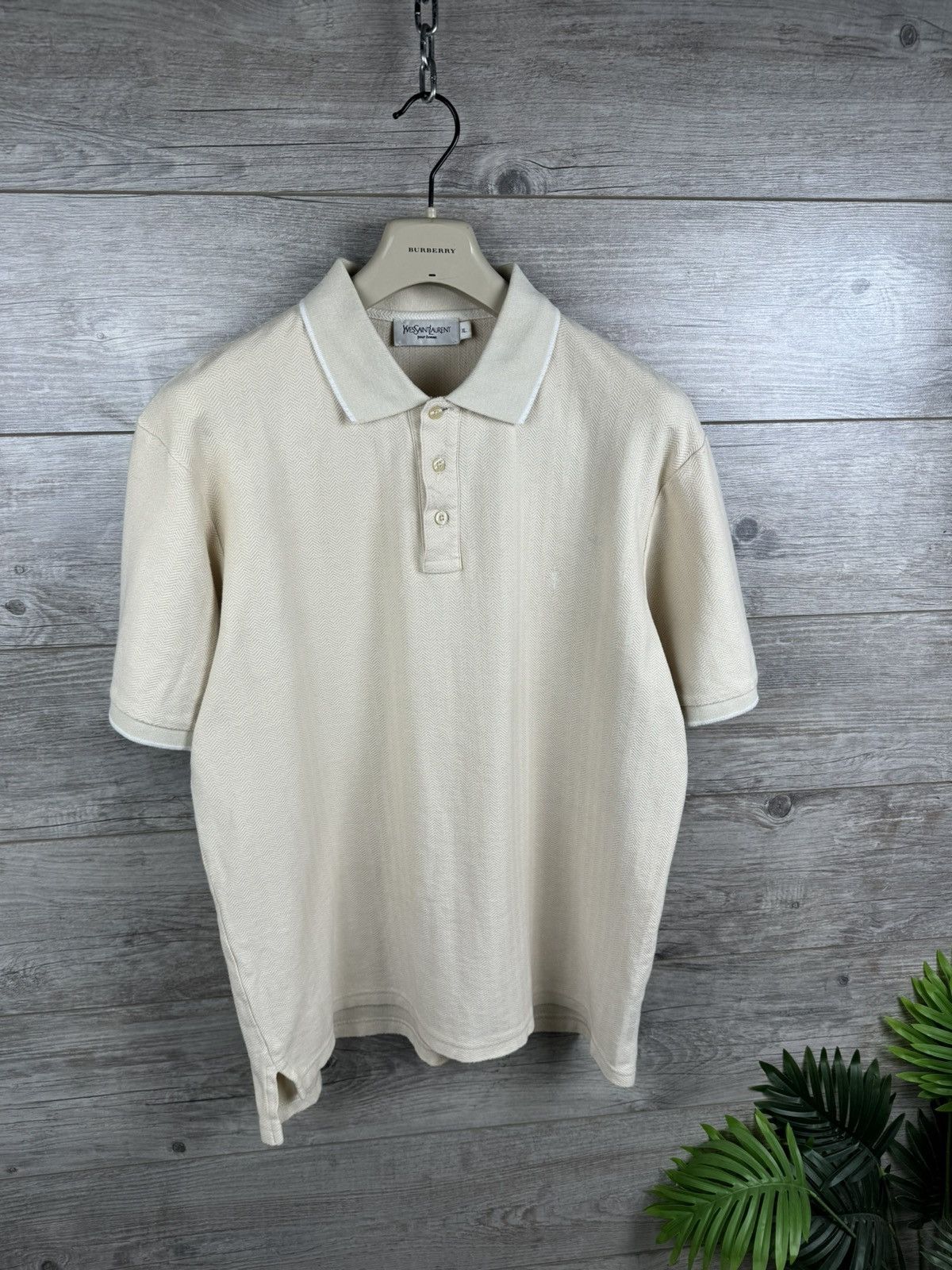 Designer × Vintage × Yves Saint Laurent Polo shirt Yves Saint Laurent XL Size YSL tee vintage Size US XL / EU 56 / 4 - 6 Thumbnail