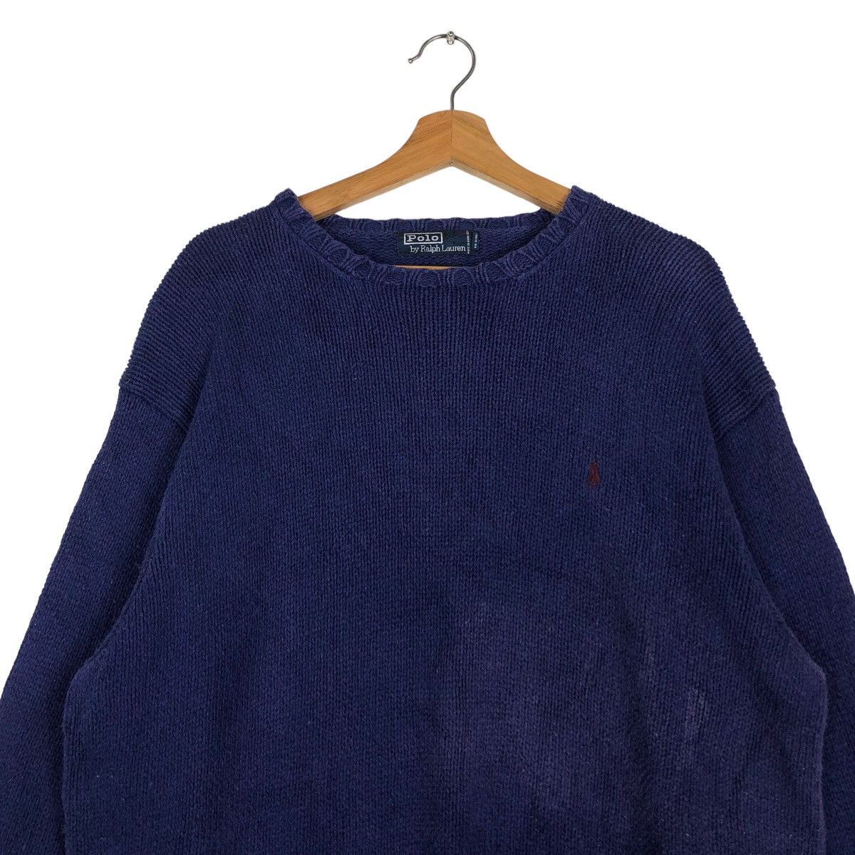 Polo Ralph Lauren 🔥90’s Vintage Knit Sweatshirt Polo Ralph Lauren Size US L / EU 52-54 / 3 - 2 Thumbnail