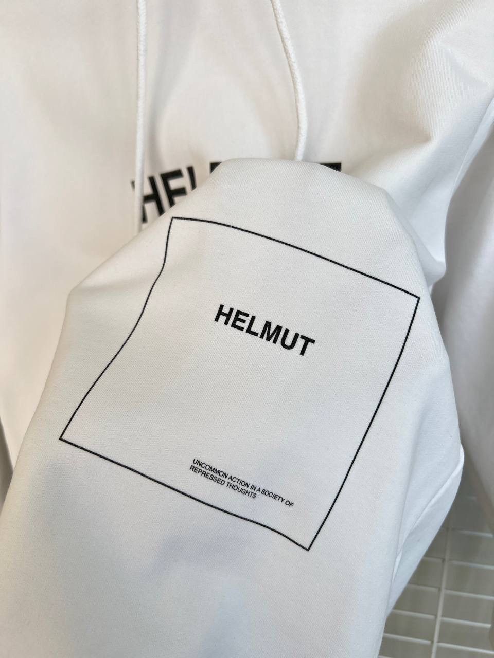 Helmut Lang Helmut Lang Index Hoodie Mens Size M Long Sleeve Sweatshirt Size US M / EU 48-50 / 2 - 10 Thumbnail