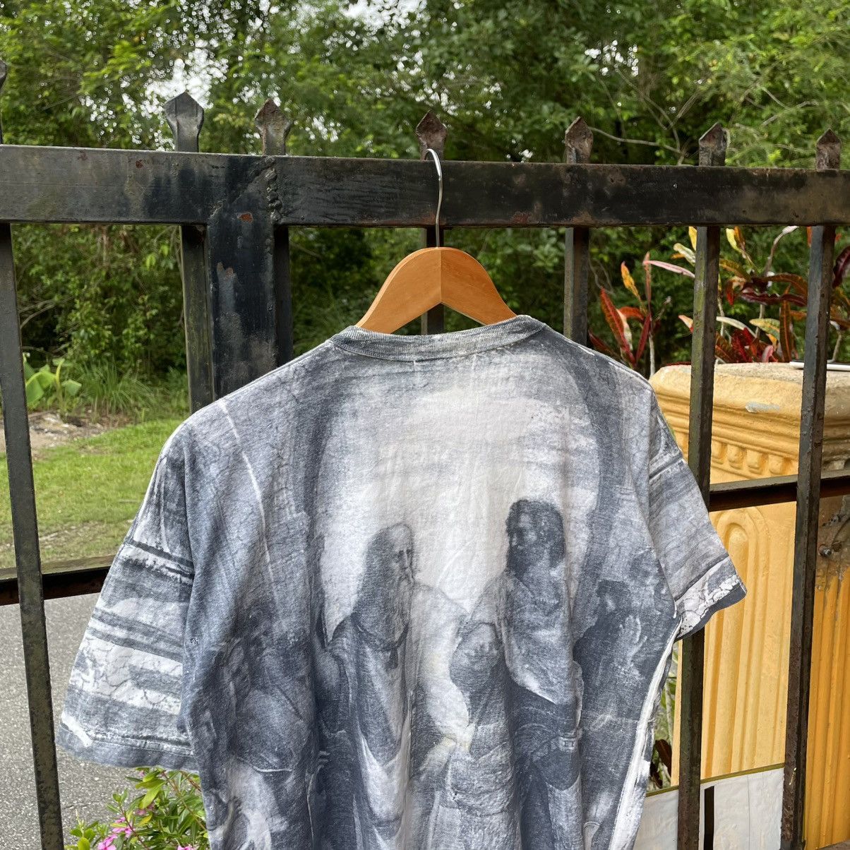 Vintage 🔥Vintage 90s Retro Art Graphic Of Greek Kuno Over Print Tee Size US L / EU 52-54 / 3 - 3 Thumbnail