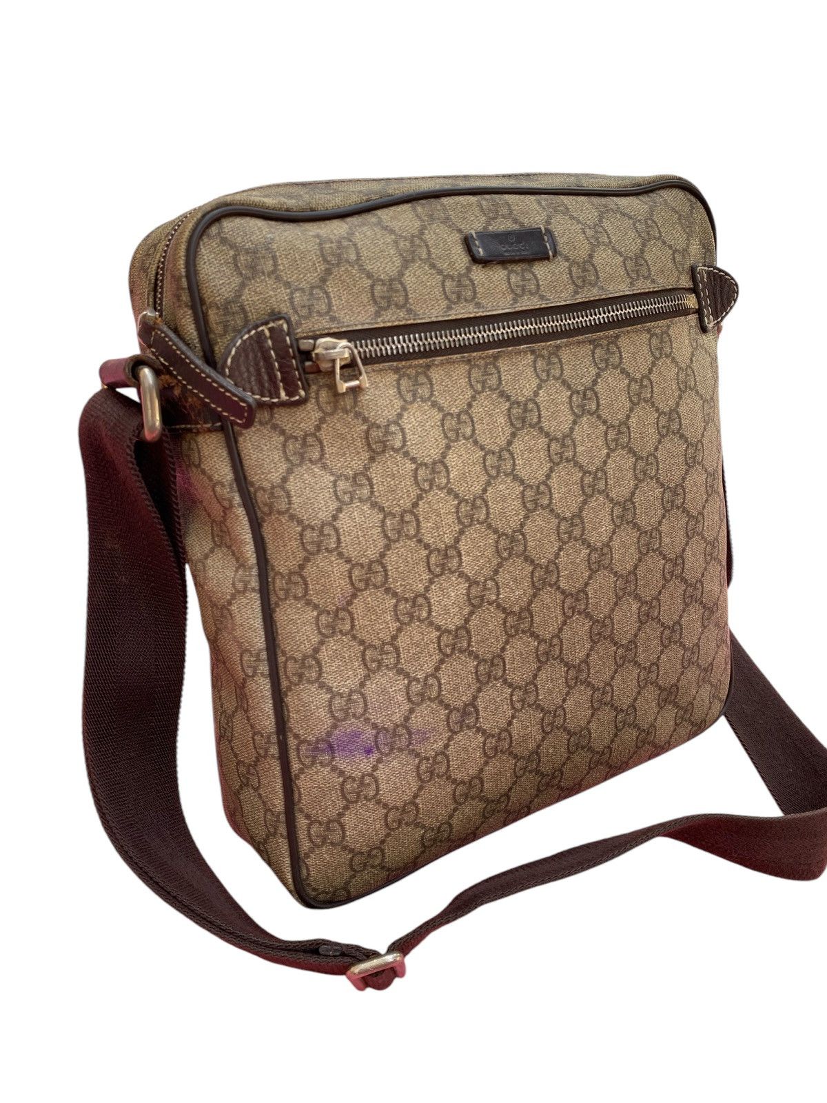 Gucci × Vintage Gucci GG Plus PVC Leather Shoulder Bag Size ONE SIZE - 2 Thumbnail
