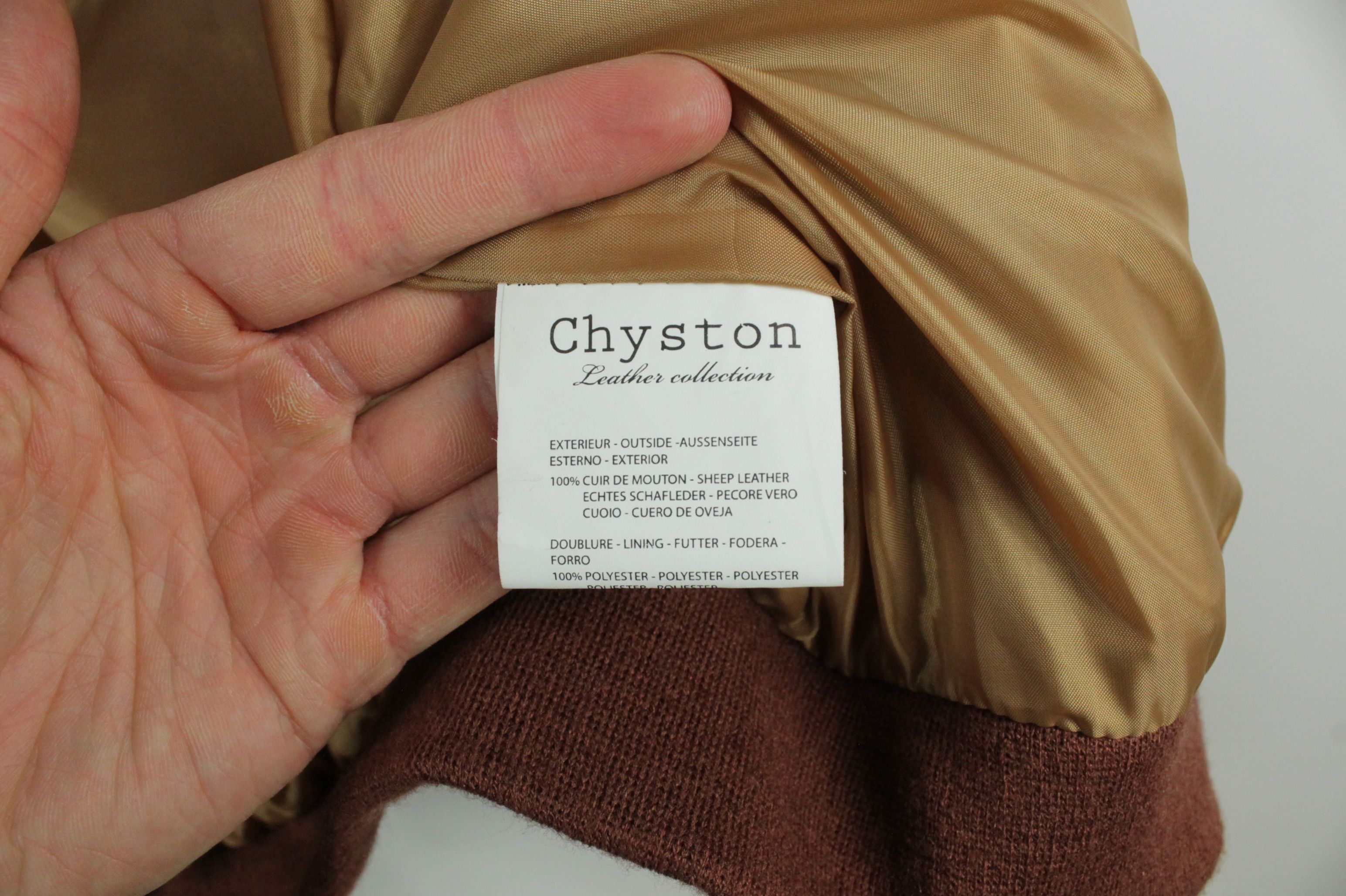 Genuine Leather Chyston Roxane Brown Leather Hooded Jacket Women's Size S / US 4 / IT 40 - 10 Thumbnail
