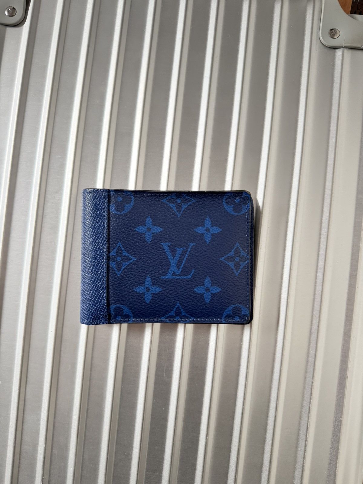 Louis Vuitton Multiple Wallet Monogram Pacific Taiga Blue