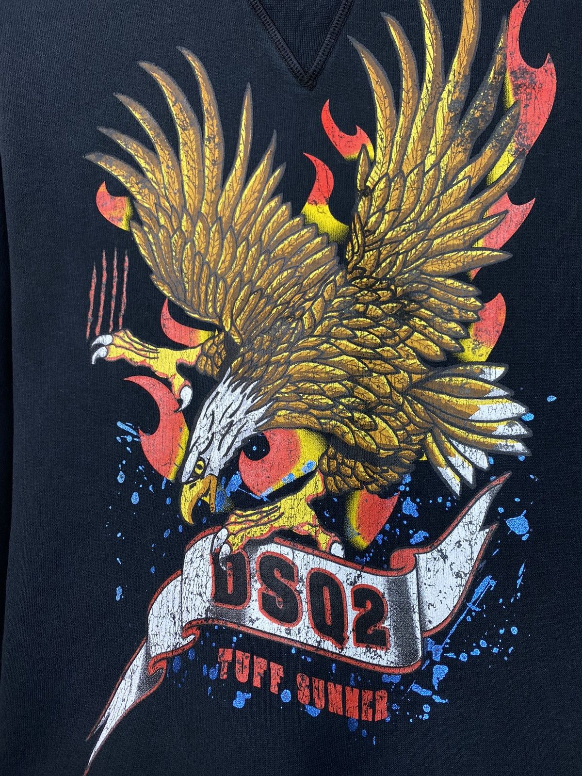 Dsquared2 Dsquared2 Big Logo Eagle Sweatshirt Luxury Men Black S size Size US S / EU 44-46 / 1 - 6 Thumbnail