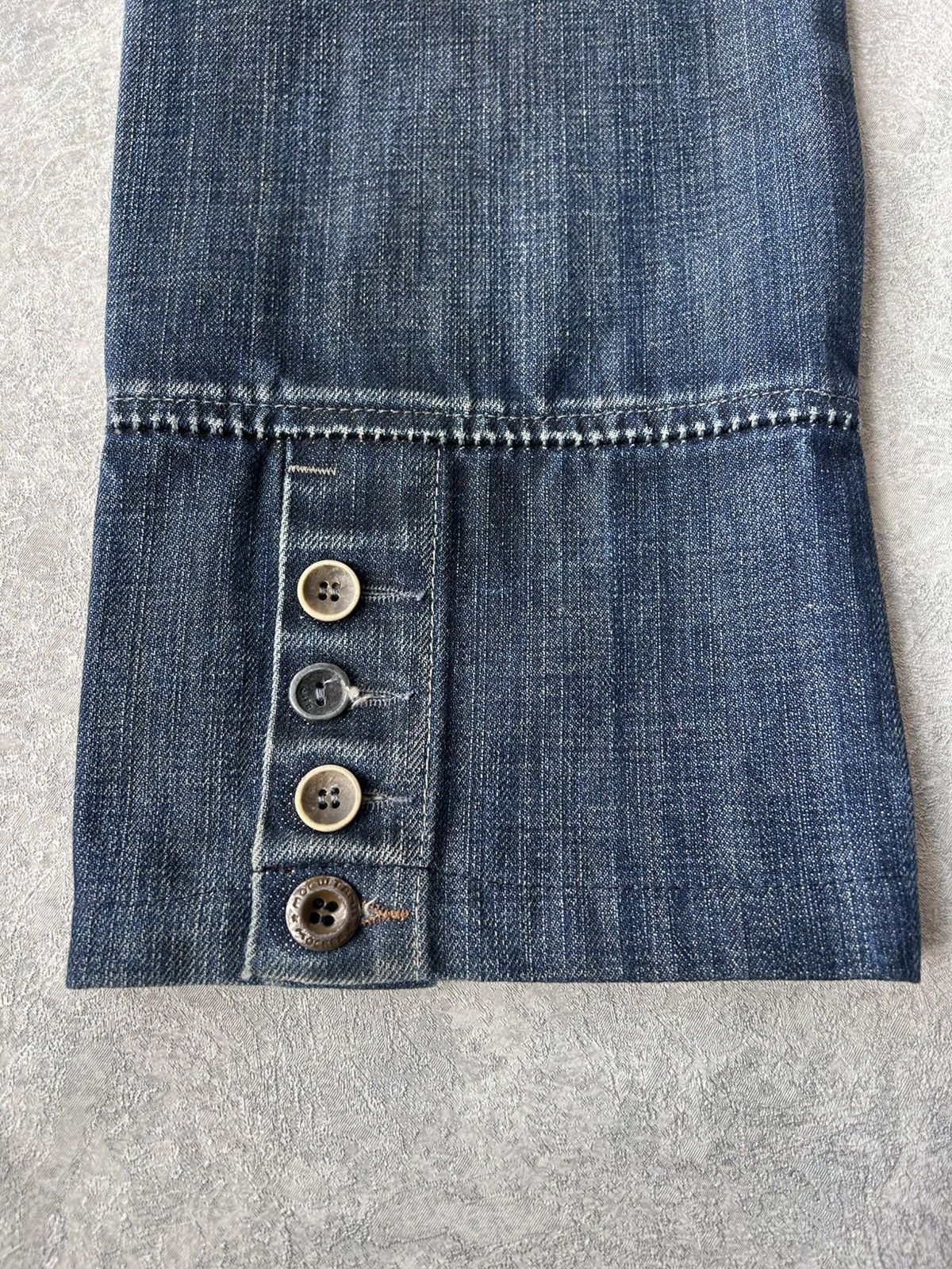 Marithe + Francois Girbaud Vintage Marithe Francois Girbaud Cropped Denim Jeans Size US 32 / EU 48 - 9 Thumbnail