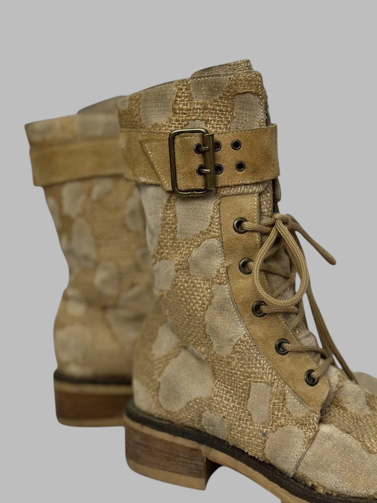 A.S.98 Issey Miyake Guidi Style Vintage AS98 High Leather Boots Size US 8 / IT 38 - 10 Thumbnail