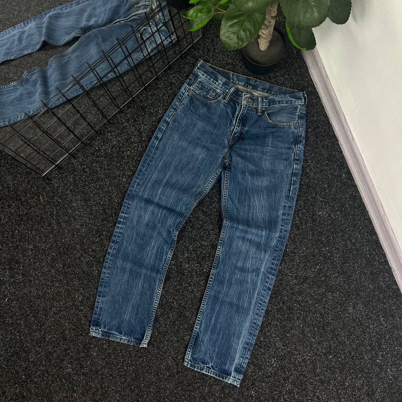 Levi's Denim Gradient Blue Levis 514 Jeans Vintage Pants Baggy Size US 32 / EU 48 - 1 Thumbnail