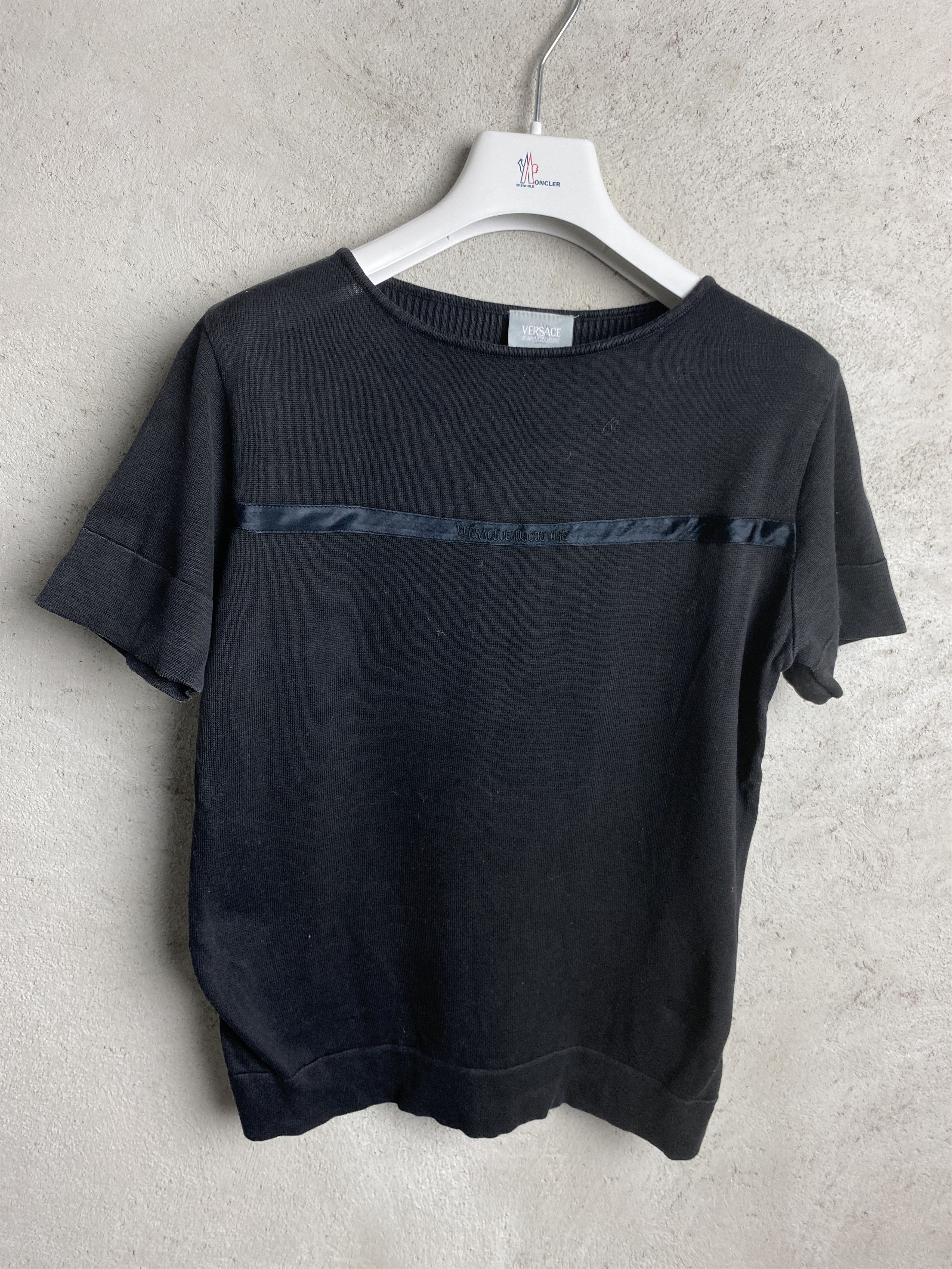 Versace Jeans Couture Versace Jeans Couture big logo t-shirt tee vintage Size L / US 10 / IT 46 - 1 Thumbnail