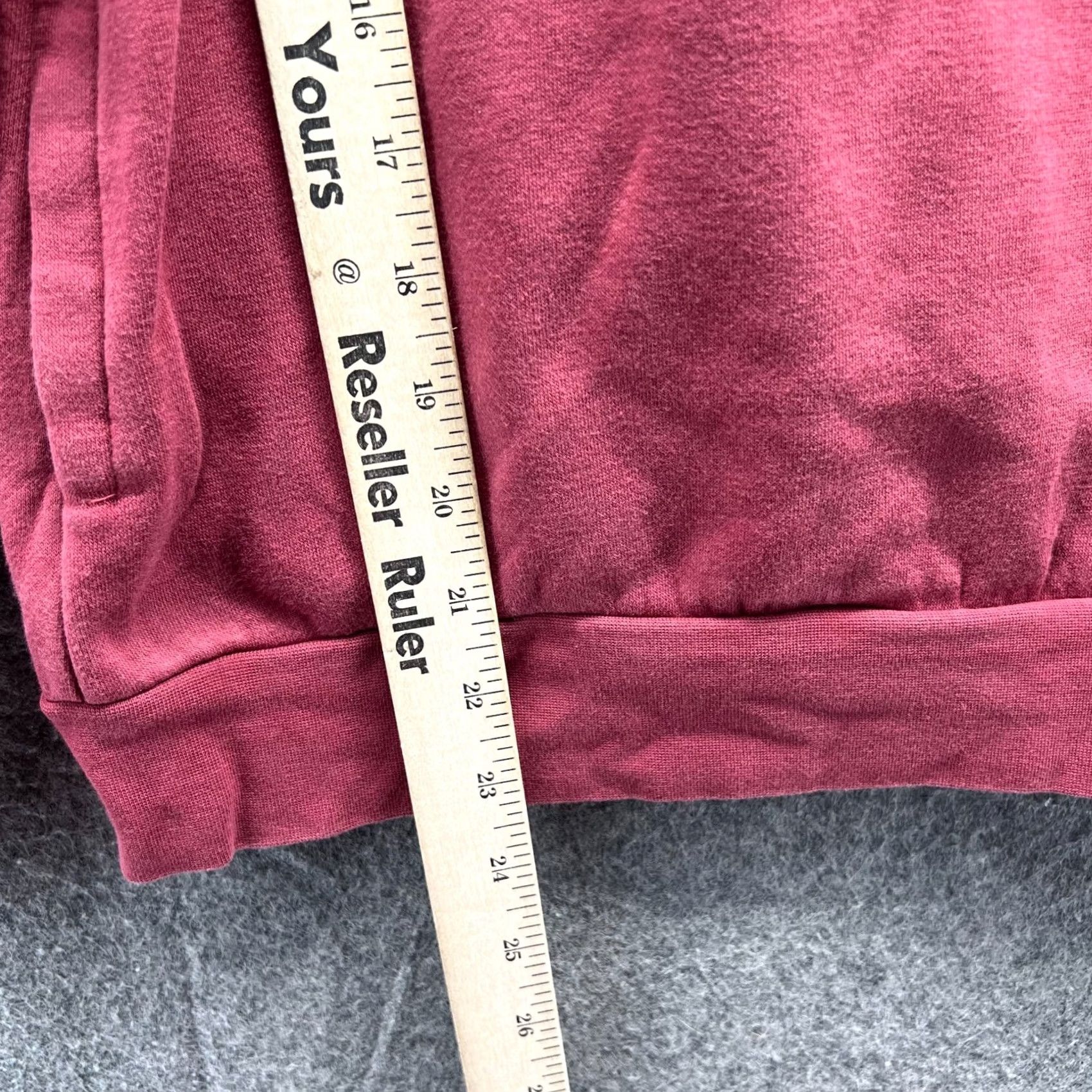 Adidas Adidas Hoodie Womens Small Red Pullover Fleece Logo Sweatshirt Spell Out Trefoil Size S / US 4 / IT 40 - 4 Thumbnail