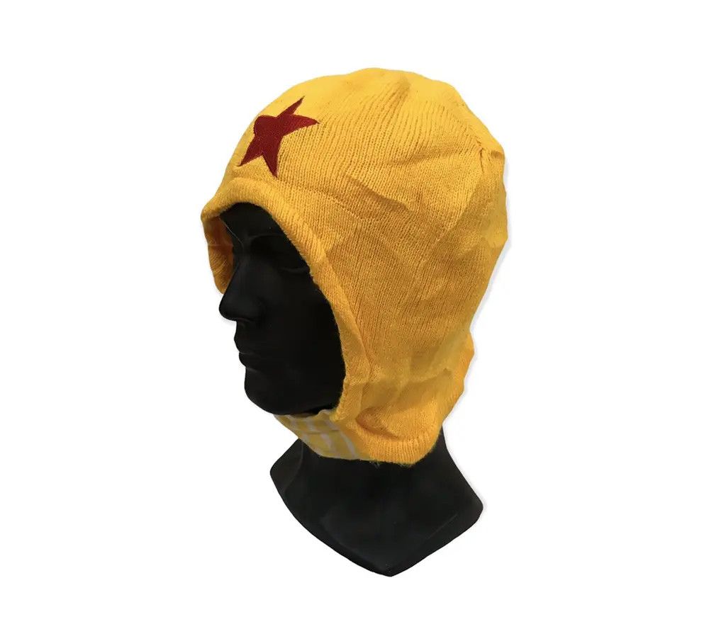Japanese Brand Star Big Logo Beanie Hat Size ONE SIZE - 1 Thumbnail