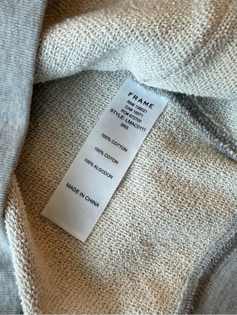 Frame Frame Denim Light Gray Hoodie with Sunset Circle Graphic Size US M / EU 48-50 / 2 - 8 Thumbnail