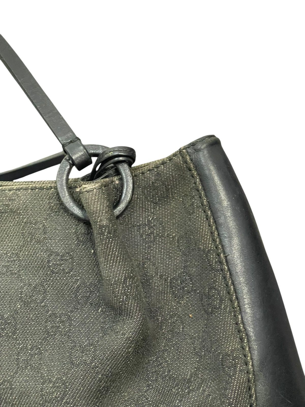 Gucci Leather Cotton Gucci Monogram Hand Bag 1🟩9 Size ONE SIZE - 10 Thumbnail